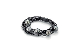 Bracelet Stahl schwarz ionisie